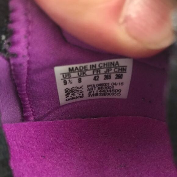 Xlnt Adidas Laceless Ultraboost womens 9.5 US Oreo Black White Colorway 42 EUR - Picture 7 of 7